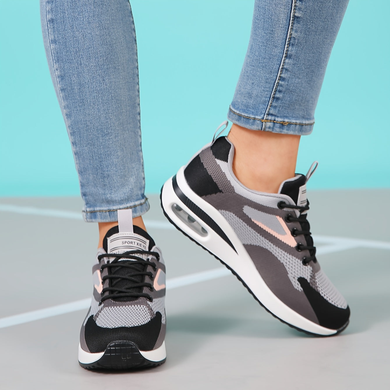 Women's Shock Absorption Running Shoes with Air Cushion