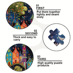 1000pcs Night Sky Jigsaw Puzzle for Adults