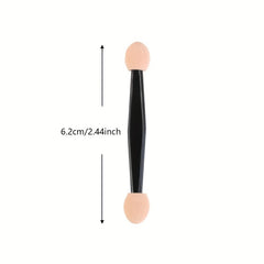 50Pcs Dual Sided Eyeshadow Brush Sponge Oval Makeup Applicator