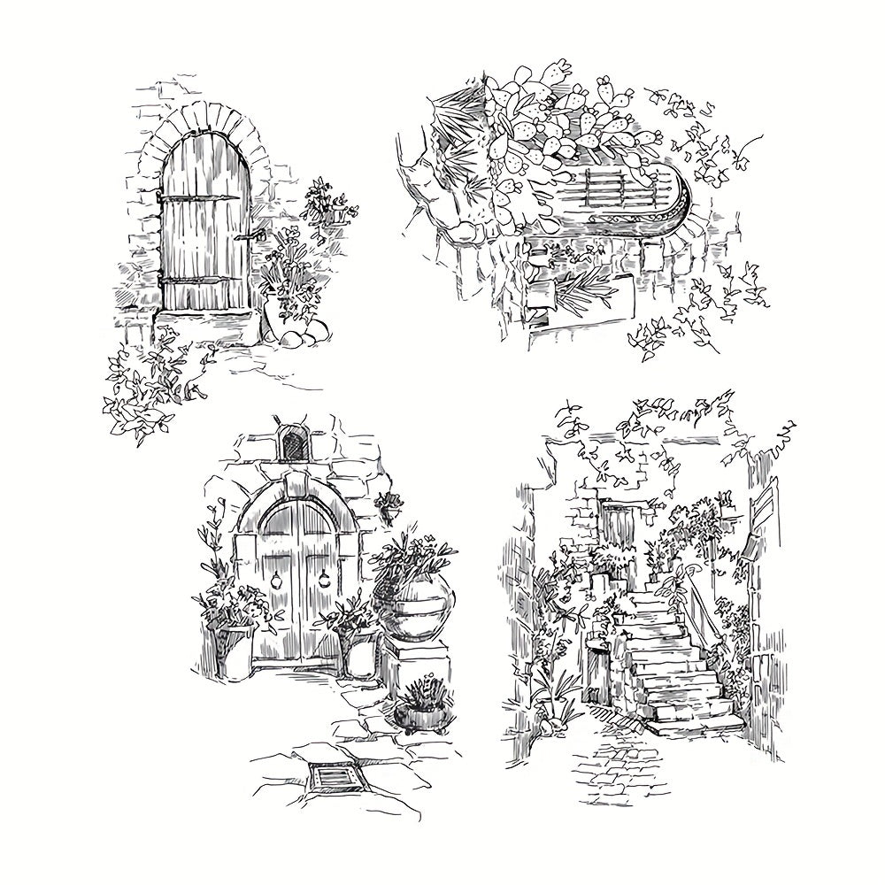 House DIY Silicone Cartoon Stamp