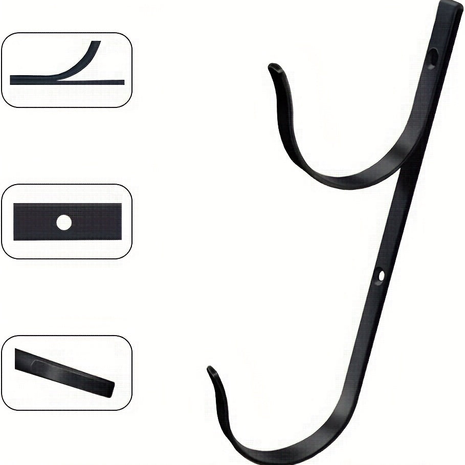 Aluminium Pool Pole Hanger Set for Telescopic Poles Skimmers Nets etc