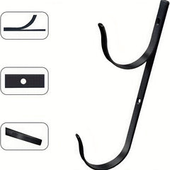 Aluminium Pool Pole Hanger Set for Telescopic Poles Skimmers Nets etc