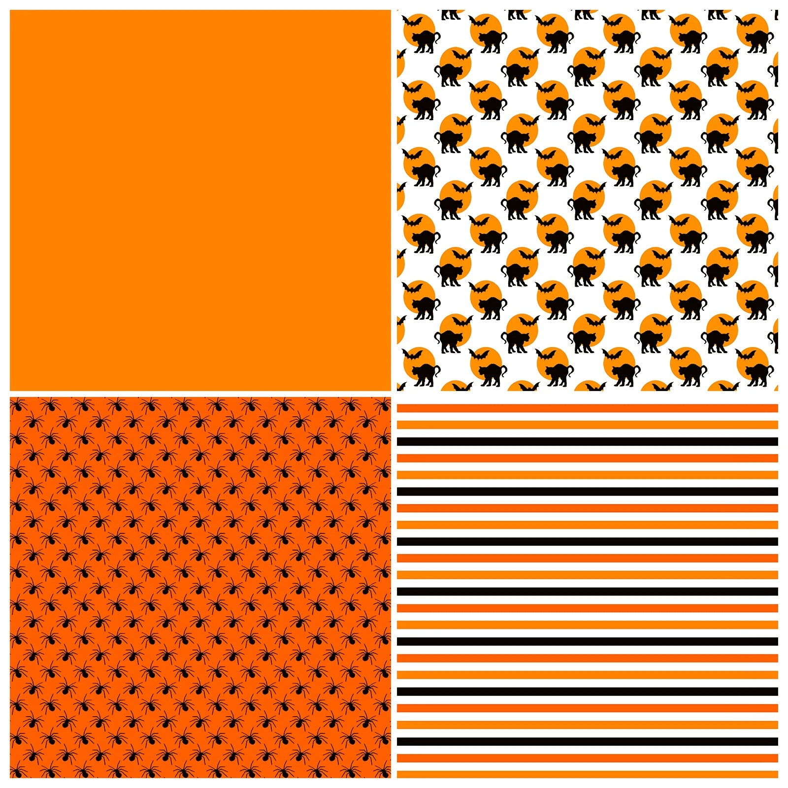 12pcs Halloween Decorative Paper DIY Card Making Background Paper