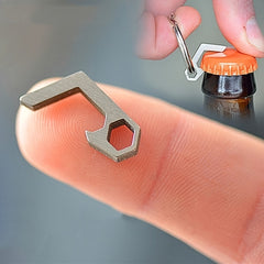 Outdoor Keychain Bottle Opener Mini Stainless Steel Portable