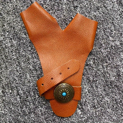 Archery Hand Guard Leather Finger Protector Longbow Glove