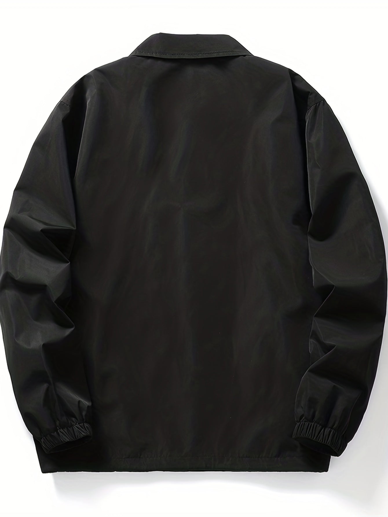Stylish Snap Button Up Lapel Coat for Men