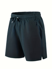 Men's Quick Dry Comfy Shorts with Zipper Pockets
