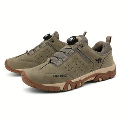 Men's Hiking Sneakers Rotary Button Non Slip Outdoor Shoes