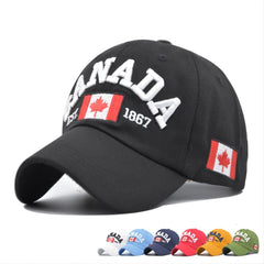 Wildly Letter CANADA Baseball Cap Men's And Women's Canada Baseball Cap