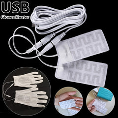 USB Heating Film Gloves Socks Heating Pad