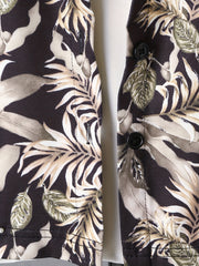 Boys Tropical Graphic Shirt & Shorts Set for Beach Vacation