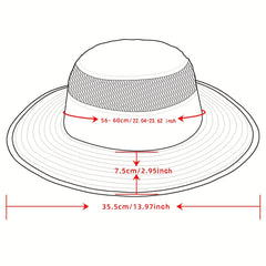 Adjustable Bucket Hat Mesh Summer Boonie Hat