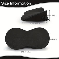 Memory Foam Car Lower Back Support Pad Lumbar Pillow for Back Relief