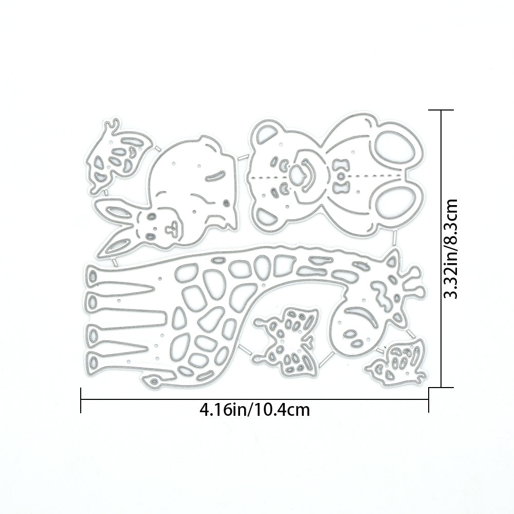 Bear Butterfly Bunny Metal Cutting Dies Stencil DIY Scrapbooking