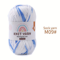 80 Acrylic 20 Rayon Polyester Cotton Yarn Gradient Thread for DIY Knitting