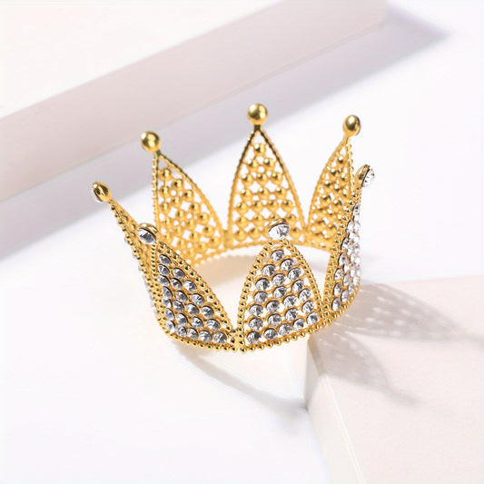 Rhinestone Crown Queen's Crown Headband Bridal Wedding Hair Accessories