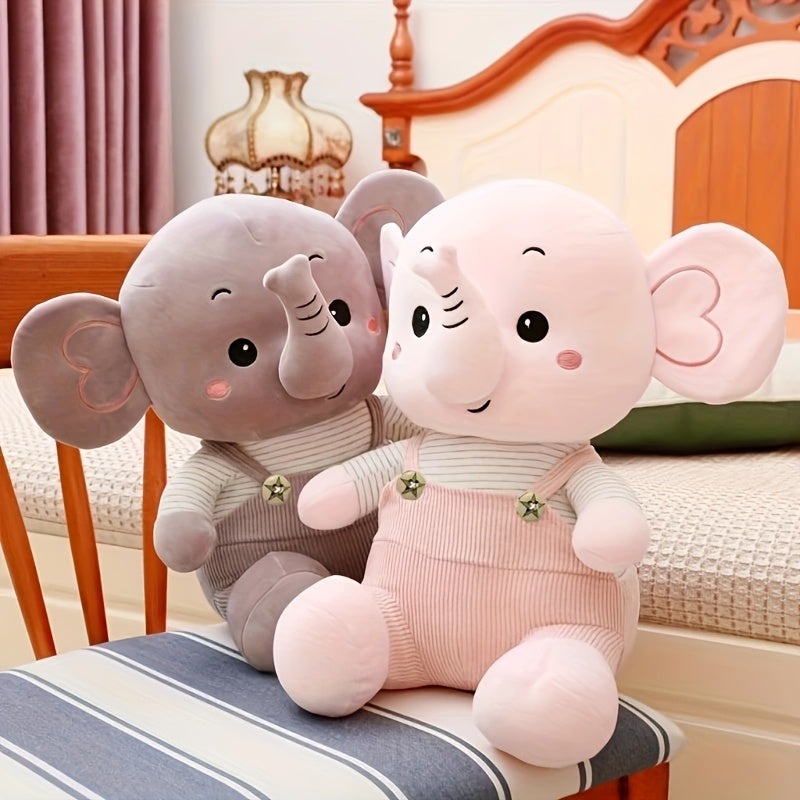 Set of Three Plush Elephant Toys - Perfect Gift for Friends