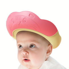 Adjustable Silicone Baby Shower Cap for Kids