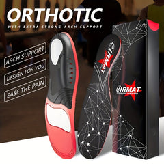 Orthopedic Insole PU Gel Shock Absorption Deodorization Breathable Sole Pad