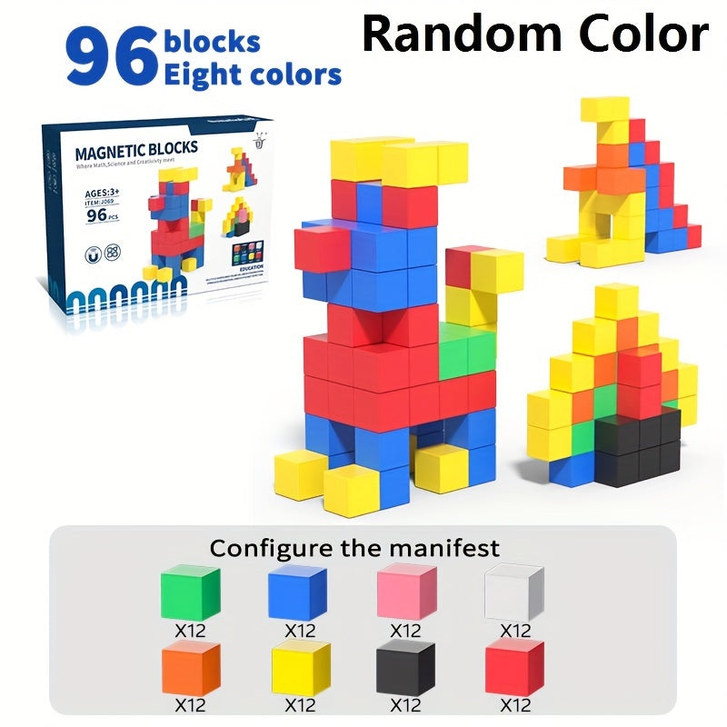Magnetic Building Block Set for Kids 3+ Boys Girls DIY Creative Games