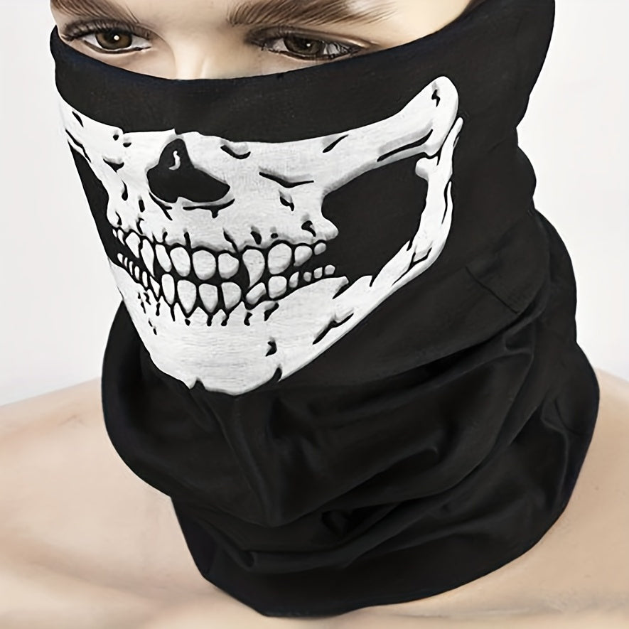 Seamless Multifunctional Magic Bandana Hundred Change Mask Warm Scarf Halloween
