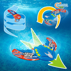 Underwater Glider Swimming Toy Self Propelled Watercraft Pool Fun Devilfish