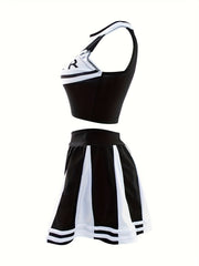 Women's Cosplay Costume Halter Top Mini Skirt