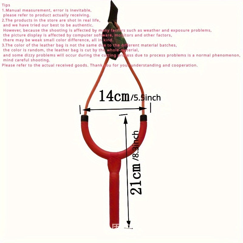 Bait Thrower Fishing Equipment Rubber Band Sling & Hook