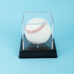 Baseball Display Case Glass Ball Collection Box Baseball Holder