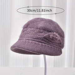 Women's Knitted Bucket Hat Winter Warm Headwear Gift For Mom