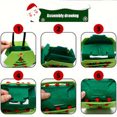 Christmas Gift Bag Large Tote Bag Reusable