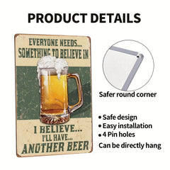 Beer Party Booze Lager Vintage Retro Man Cave Bar Pub Shed Sign