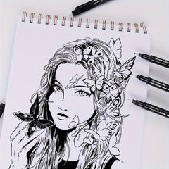 12pcs Needle Tube Pen for Drawing Fine Lines and Artwork