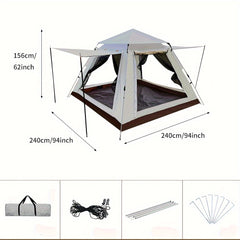 Hydraulic Quick Opening Folding Tent Portable Rainproof Tent