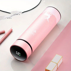Stylish Vacuum Flask with Temperature Display