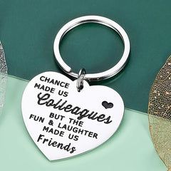 Vintage Heart Shaped Stainless Steel Carabiner Keychain