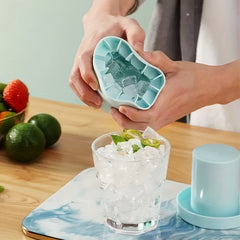 Silicone Ice Bucket & Ice Cube Tray Set for Ice Making & Storage