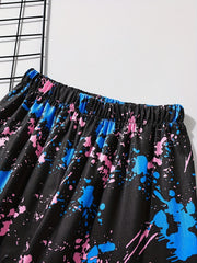 Kid's Reflective Paint Splash PJ Bottoms