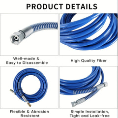 15m x 2.54cm Airless Paint Sprayer Hose 3300 PSI