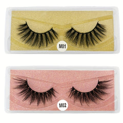 6D Natural Look Fluffy Mink Eyelashes 10-100 Pairs