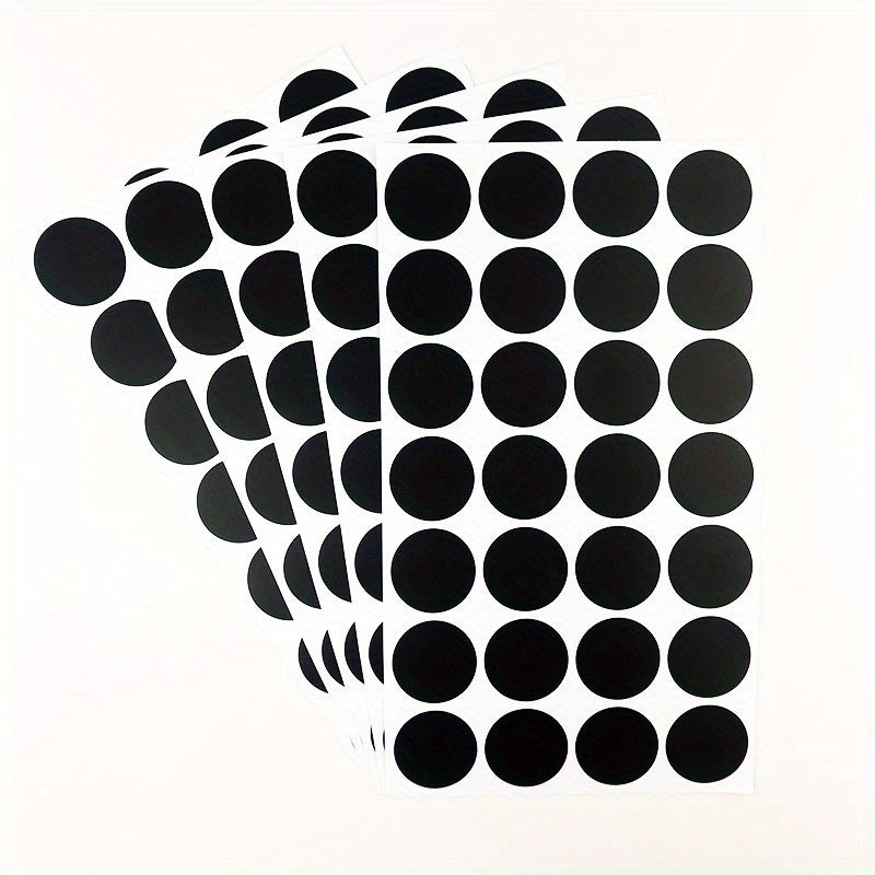 140pcs Rewritable PVC Round Chalkboard Sticker Adhesive Label