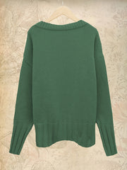 Casual Cardigan Button Up V Neck Long Sleeve Solid Color