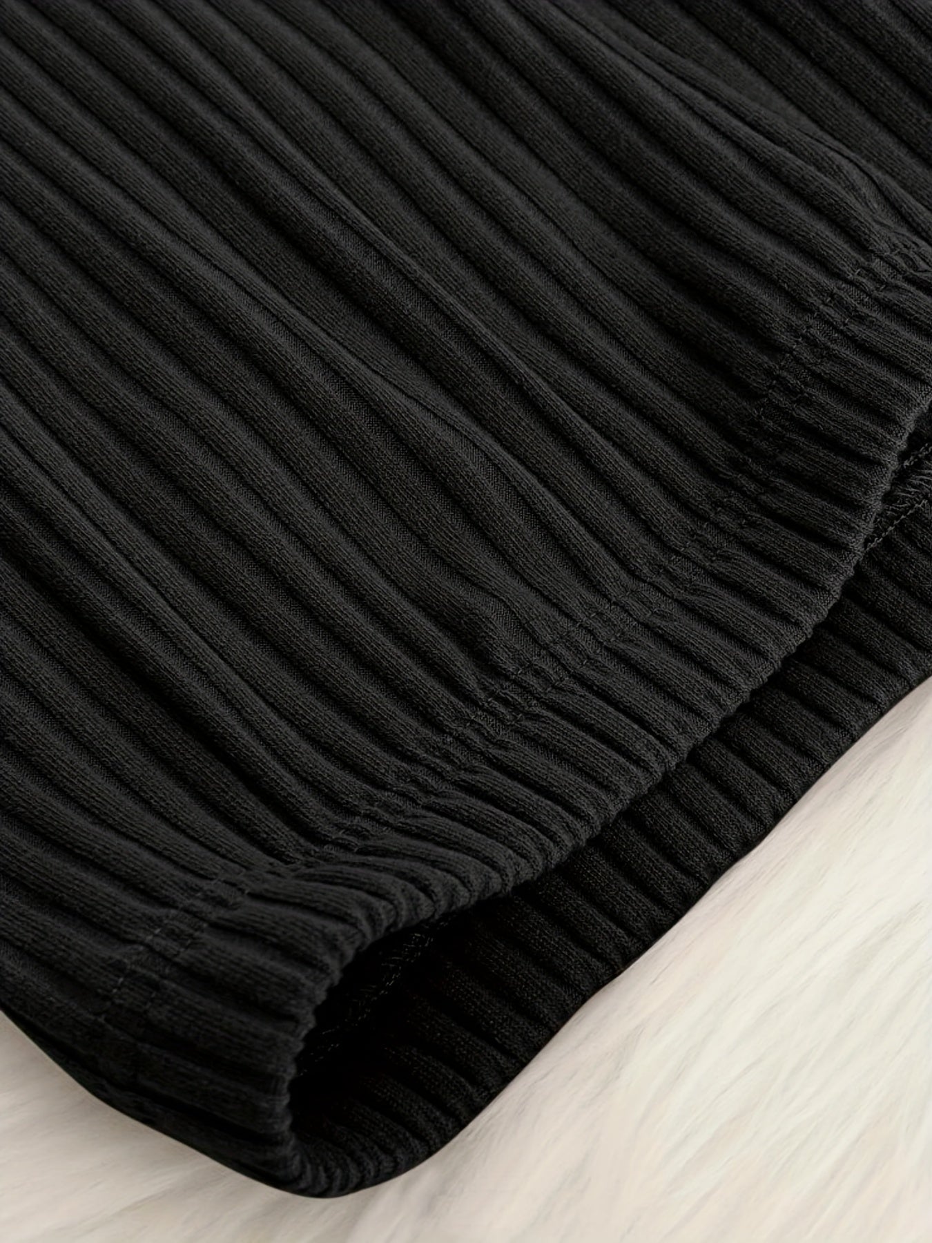 Women's Plus Ribbed Knit Waist Sleep Leggings