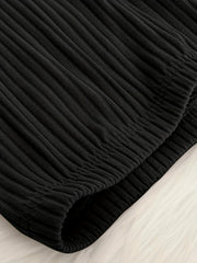 Women's Plus Ribbed Knit Waist Sleep Leggings