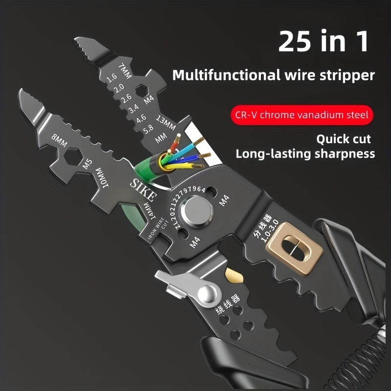 9 Inch 22 Wire Cutting Pliers Clamping Wire Striping Tool