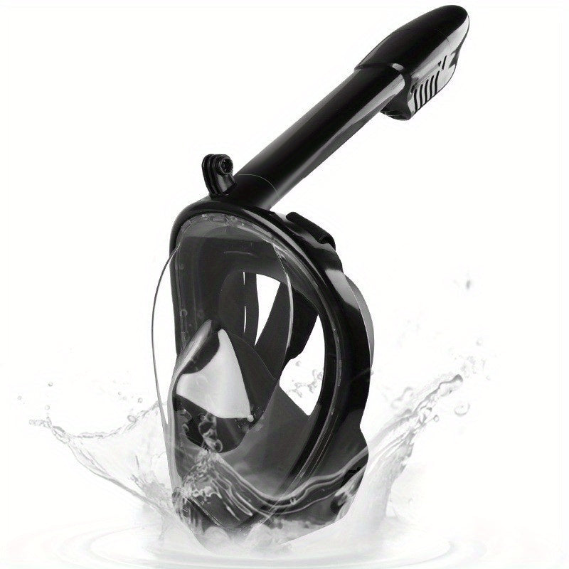 Silica Gel Full Face Snorkel Mask for Adults Anti Fog Anti Leak