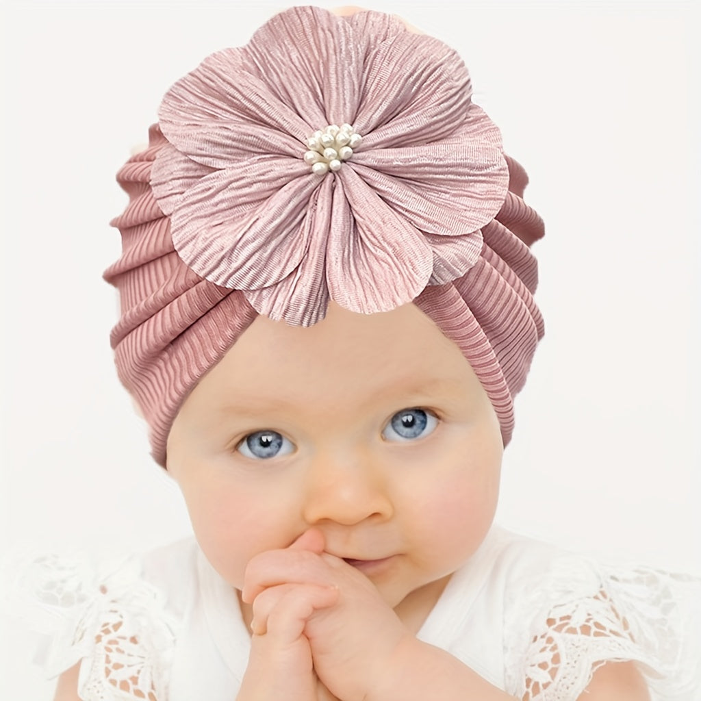 Baby Girls Solid Cap Soft Hair Wrap Head Accessories