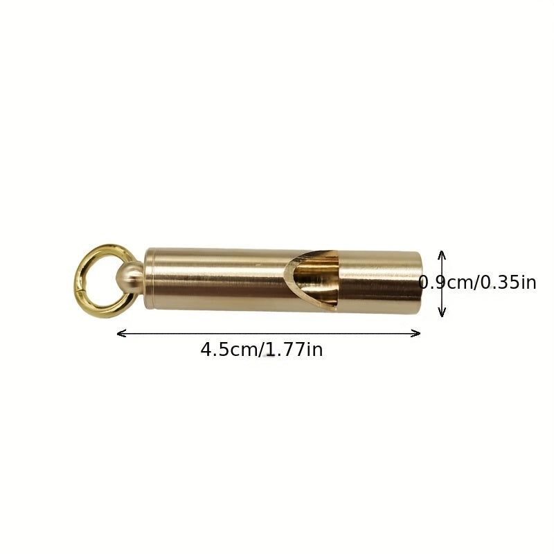 Portable Survival Whistle Keychain Pendant for Outdoor Camping