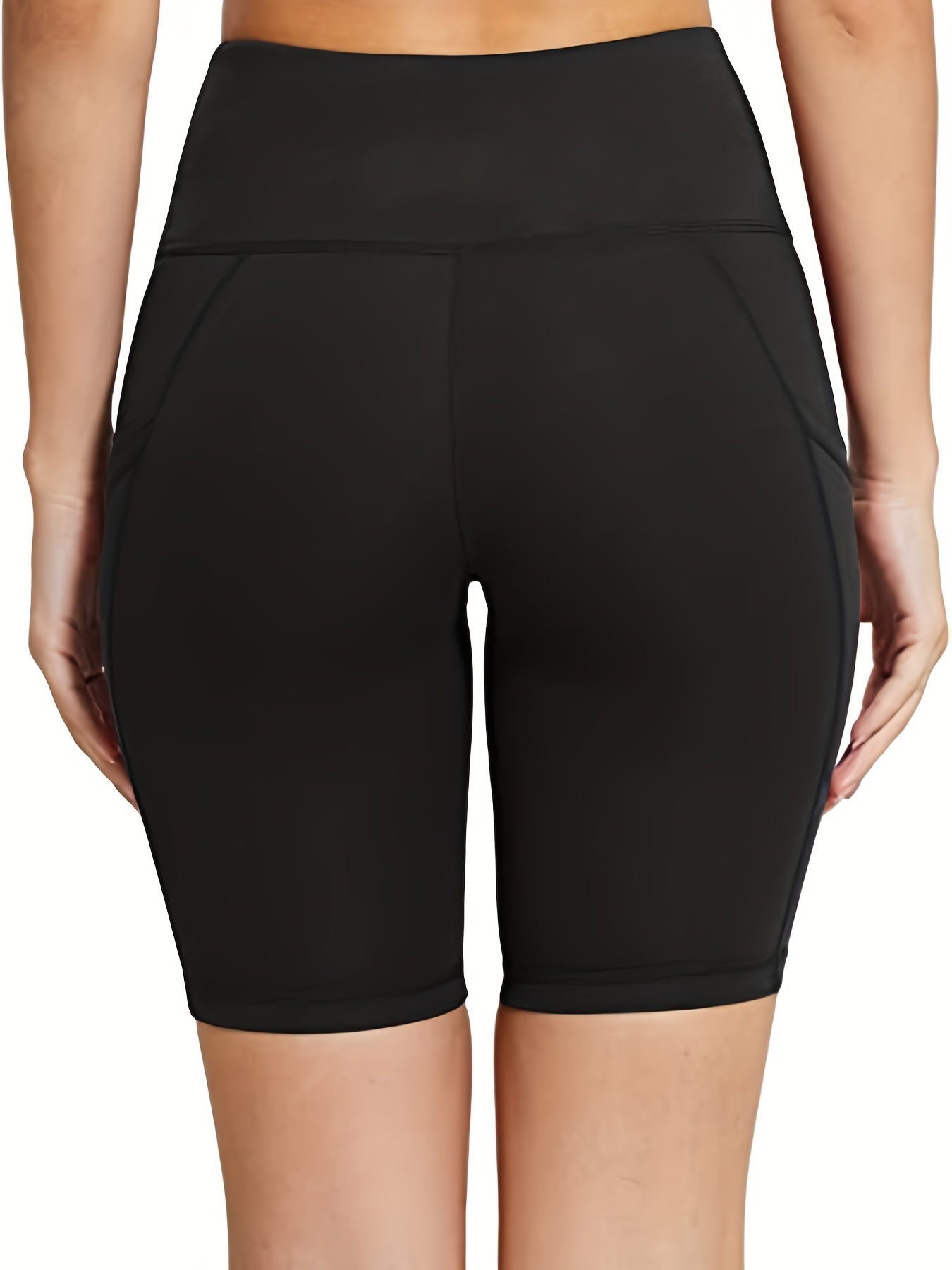High Waist Slim Biker Shorts Casual Stretch Workout