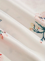 Floral Print Satin Nightdress Spaghetti Strap Sleep Dress Women's Sleepwear